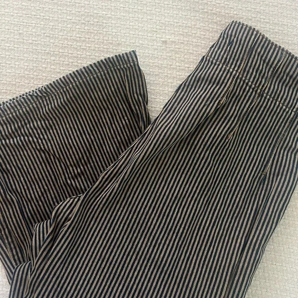 We The Free Jayce Flare Jean - Railroad Pinstripe - Picture 4 of 8